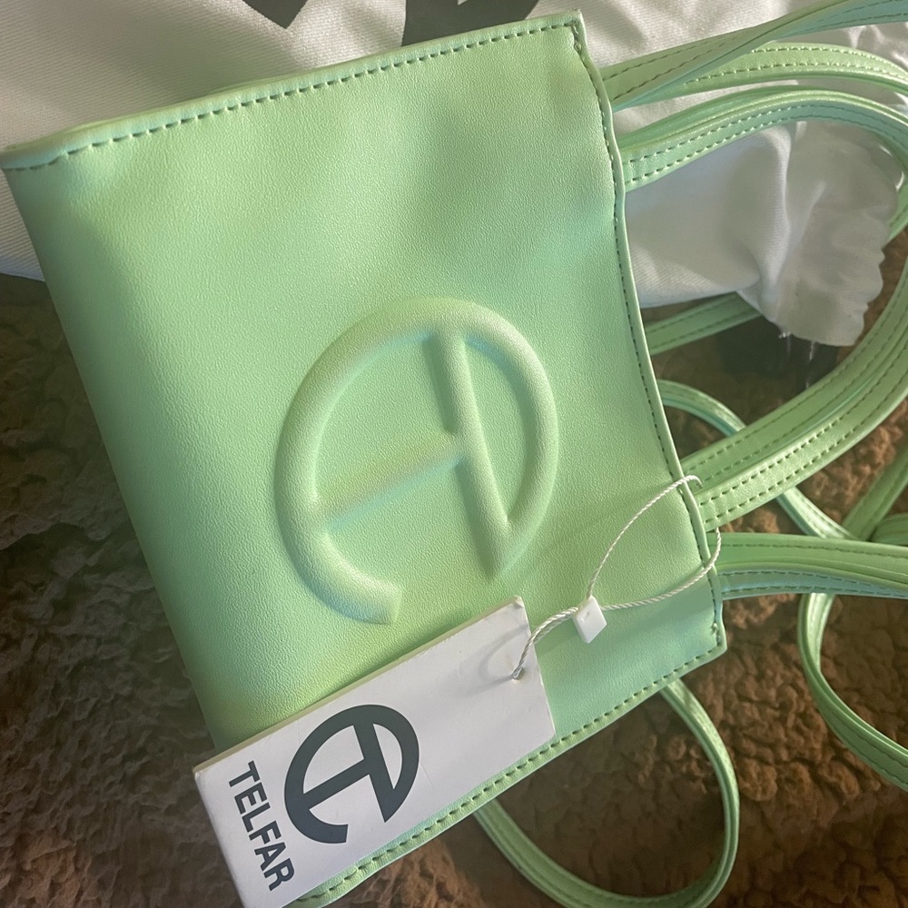 Authentic Small Mint Green Telfar Bag NWTs
